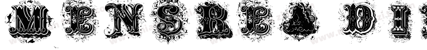 Mensrea Dirty字体转换